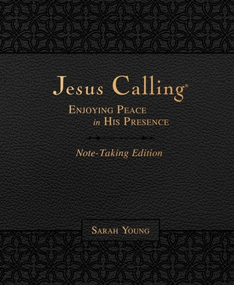 Jesus Calling Note-Taking Edition, Leathersoft, Black, with Full Scriptures: Enjoying Peace in His Presence foto