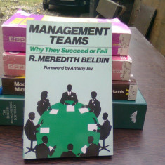 Management teams - R. Meredith Belbin (Echipe de manageri)