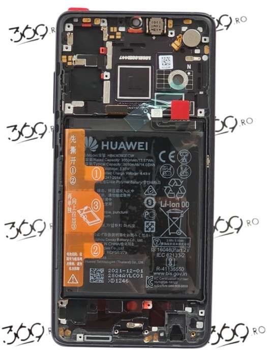Display Huawei P30 (2019) New Code BLACK ( Service Pack )