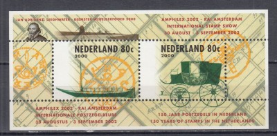 OLANDA 2000 AMPHILEX 2002 AMSTERDAM BLOC MNH foto