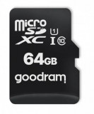Card de memorie Goodram microSDXC 64GB, Clasa 10, UHS-I + Adaptor microSD