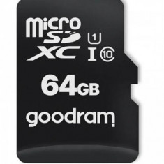 Card de memorie Goodram microSDXC 64GB, Clasa 10, UHS-I + Adaptor microSD