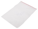 Pungă cu fermoar 230x170mm 45um polietilenă