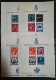 Timbre 1939 Centenarul nasterii Regelui Carol I MNH dentelate si nedantelate