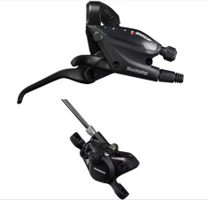 Set pompa frana, etrier si schimbator, Shimano Acera ST-EF505 / BR-MT200, 7 vite... Cod:X107