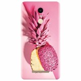 Husa silicon pentru Xiaomi Remdi Note 3, Pink Pineapple