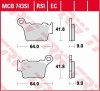 Set placute frana TRW MCB743SI &ndash; Husqvarna CR &ndash; WR &ndash; TE 125-610cc &ndash; KTM EXC &ndash; SX 125-530cc