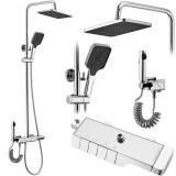 Coloana de dus cu termostat REA ROB Chrome