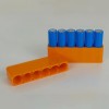 Suport Acumulatori 18650, Sudura in Puncte, Baterii - Holder 6 Celule, ABS, 110x20x35mm