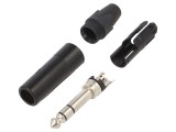 "Mufă Jack 6,3mm Stereo 3 Pini Cablu Lipire"