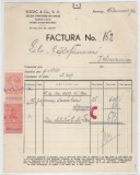 Romania, Socec &amp; Co S.A., Factura, Bucuresti, 1940
