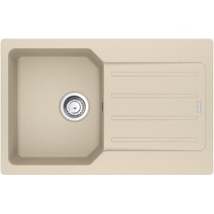 Chiuveta bucatarie compozit fragranite Franke UCG 611-78, dreptunghiulara, 1 cuva cu picurator, 78x50x19 cm, adancime cuva 19 cm, Avena
