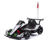 Cumpara ieftin Kart electric pentru copii 3-11 ani, Racing F1, 500W, 24V, telecomanda, cu functie de drift, alb
