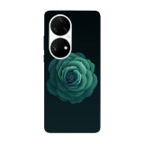 Husa compatibila cu Huawei Nova Y70 model Blossoming green rose, Silicon, TPU, Viceversa, Transparent, Carcasa