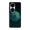 Husa compatibila cu Huawei P50 model Blossoming green rose, Silicon, TPU, Viceversa