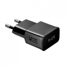 Incarcator retea 1 x usb 1a m-life foto