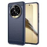 Husa carbon pentru realme 13 pro / 13 pro+, tech protects anti-soc, blue