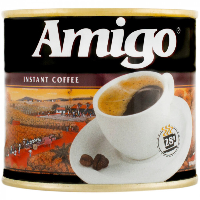 Cafea Solubila Amigo, 50 g, Cafea in Cutie, Cafea in Badog Amigo, Cafea Instanta Amigo, Cafea Solubila Cofeinizata, Cafea cu Cofeina, Cafea cu Cofeina