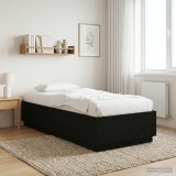 Cumpara ieftin Cadru de pat Stejar Negru 80 x 200 cm Lemn prelucrat