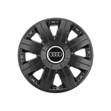 Set 4 capace roti Cosmos Negru R15, pentru gama auto Audi, Autohelix MSA