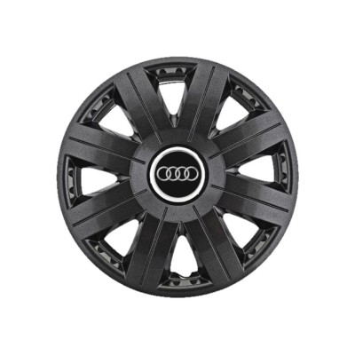 Set 4 capace roti Cosmos Negru R15, pentru gama auto Audi foto
