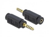 Adaptor stereo jack 4.4mm 5 pini la jack stereo 3.5 mm 3 pini T-M, Delock 65994