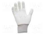 Mănuşi de protecţie ESD ANTISTAT XL 10set poliamidă 100M&Omega;