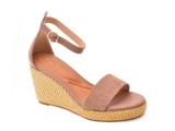 Cumpara ieftin Sandale PEPE JEANS roz, WAYNA LOG, din piele ecologica