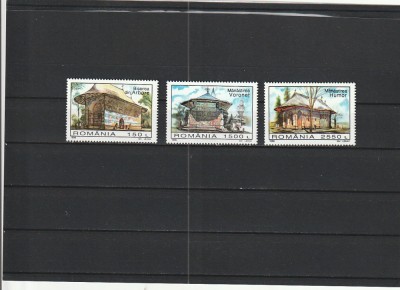 ROMANIA 1996 LP1406 50 ANI U.N.E.S.C.O- MANASTIRI SERIE MHN NESTAMPILATA foto