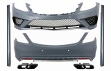 Pachet Exterior cu Ornamente tobe Negru Mercedes S-Class W222 (2013-06.2017) S63 Design Performance AutoTuning, KITT