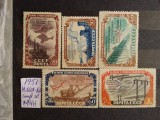 1951-Rusia-Marile realizari comuniste-Complet set-MNH-RAR, Nestampilat