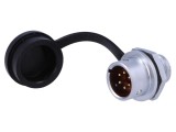 Soclu SF12 tată 6 pini IP67 5A 125V