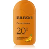 Bilboa Carotissima Crema loțiune pentru plaja cu beta-caroten SPF 20 200 ml