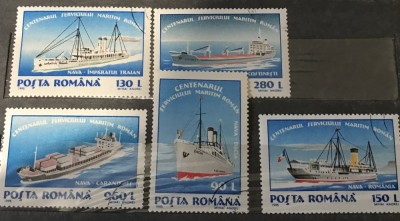 (1) Timbre Serii Romania Flota foto