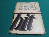 CONSTRUCȚII ARHITECTURĂ SISTEMATIZARE * BULETIN DE INFORMARE TEHNICĂ * NR. 10 * 1971 * 4 2 2