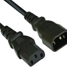 Cablu adaptor Bachmann IEC C13- IEC C14, 1.5m