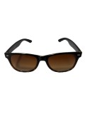 Ochelari de soare dama, UV400, Plastic, Maro, Oem