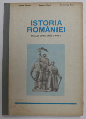 ISTORIA ROMANIEI , MANUAL PENTRU CLASA A VIII-A de DRAGNE FLOREA ...IORDANESSCU AUREL , 1975 foto