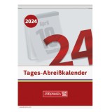 Calendar 2024 BRUNNEN, 1 pagina 1 zi, 98 x 142 mm, alb - RESIGILAT