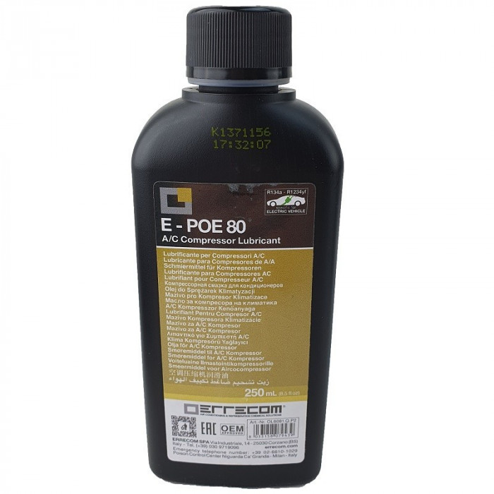 Ulei POE 80 pentru aer conditionat auto 250 ml