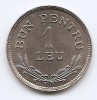 Romania 1 Leu 1924 - Monetaria Bruxelles, KM-46 aUNC - UNC !!! (1), Cupru-Nichel