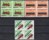 Spania 1982 - Congresul Internațional al Căilor Ferate, Malaga, bloc de 4, MNH, Nestampilat