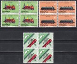 Spania 1982 - Congresul Internațional al Căilor Ferate, Malaga, bloc de 4, MNH
