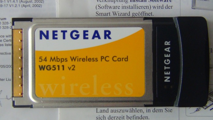 CARD Wireless PC NETGEAR