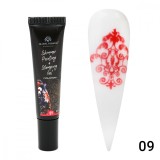 Gel vopsea pentru pictura chinezeasca si stampila Painting+Stamping cu sclipici 8ml, 09