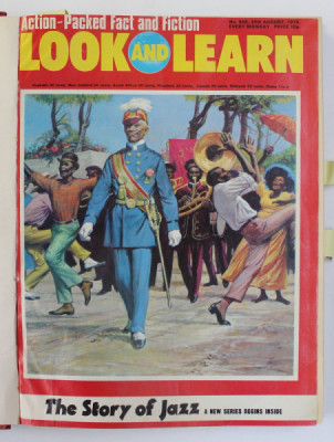 LOOK AND LEARN , REVISTA , COLEGAT DE 10 NUMERE APARUTE IN AUGUST - NOIEMBRIE 1974 foto