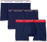 Cumpara ieftin Boxeri Tommy Hilfiger pentru barbati, 3 pachete din bumbac, Marimea M (81-86cm), bleumarin - NOU