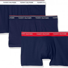 Boxeri Tommy Hilfiger pentru barbati, 3 pachete din bumbac, Marimea M (81-86cm), bleumarin - NOU