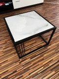 Vand masuta de cafea cu desing modern din profil metalic