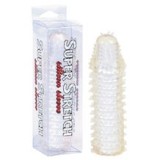 Manson Penis Transparent Silicon Seven Creations, 15cm, Prelungitor Reutilizabil
